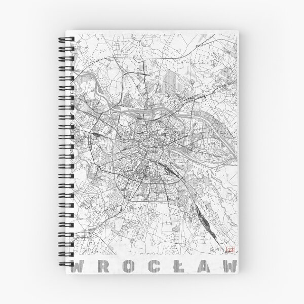 Item preview, Wrocław Map Line designed and sold by HubertRoguski.