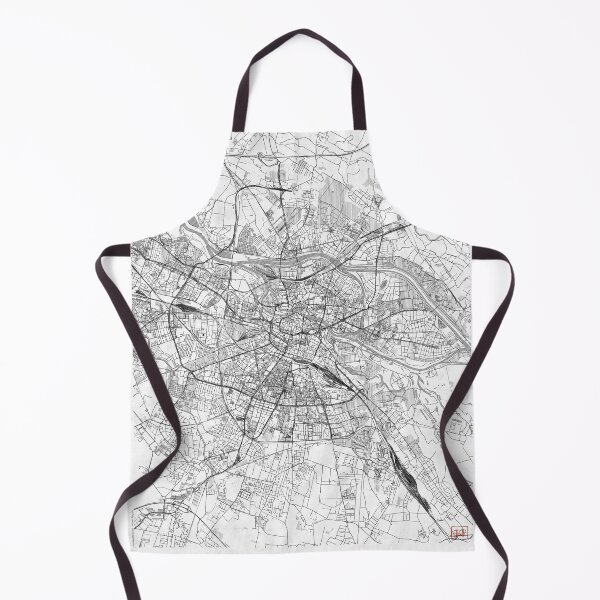 Item preview, Wrocław Map Line designed and sold by HubertRoguski.
