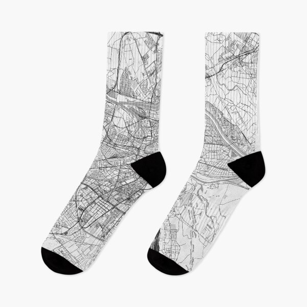 Item preview, Wrocław Map Line designed and sold by HubertRoguski.
