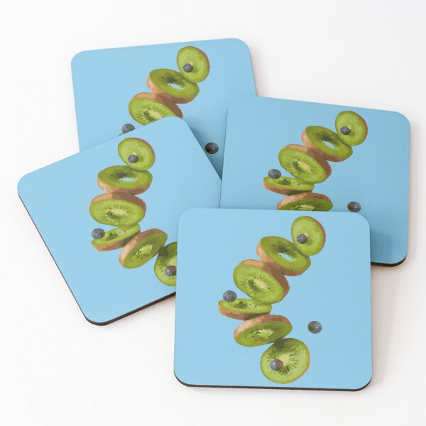 Item preview, Kiwi Blueberry Gravity, Fruit for Thought Photo Vector Illustration designed and sold by crickmonster.