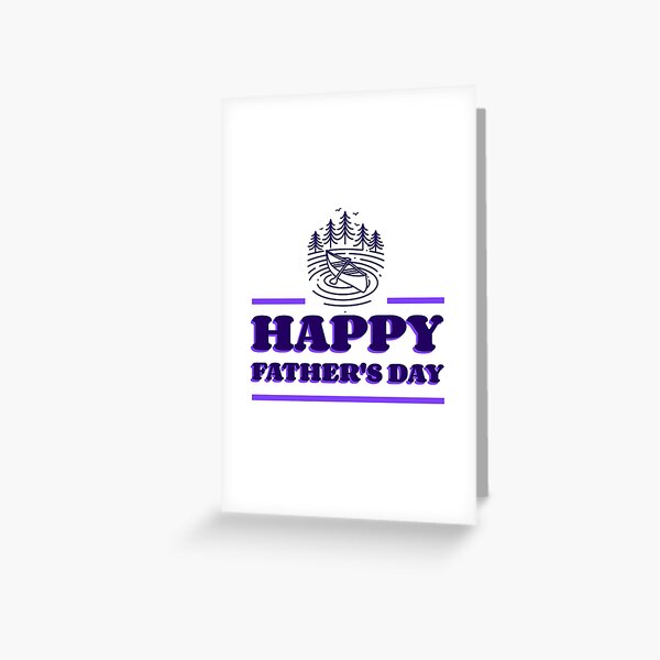 Item preview, Happy Fathers Day canoe designed and sold by Grateful-Fool.