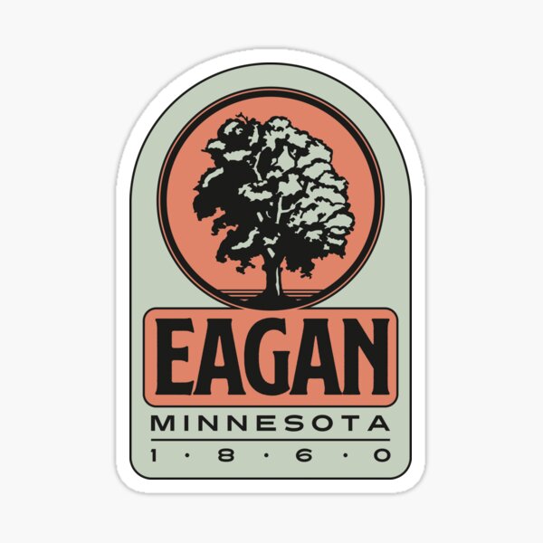 Item preview, Eagan, Minnesota, USA. Lettering. Orange and gray color designed and sold by Dmitry Sytnikov.