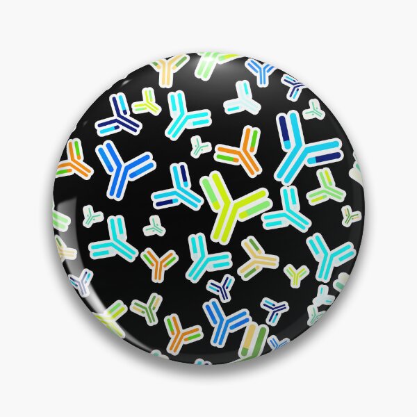 Item preview, Antibody Soup Inverse Colors - Black Background designed and sold by Artsy-Chemist.
