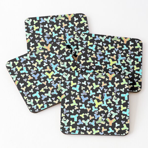 Item preview, Antibody Soup Inverse Colors - Black Background designed and sold by Artsy-Chemist.