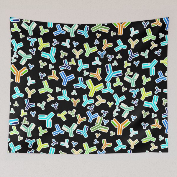 Item preview, Antibody Soup Inverse Colors - Black Background designed and sold by Artsy-Chemist.