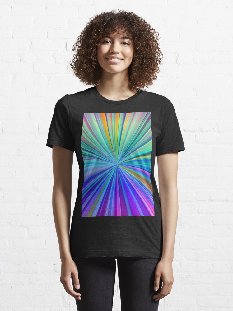 Black Rainbow Gradient Tie Dye Shirt XXL/ Tie Dye Vortex 