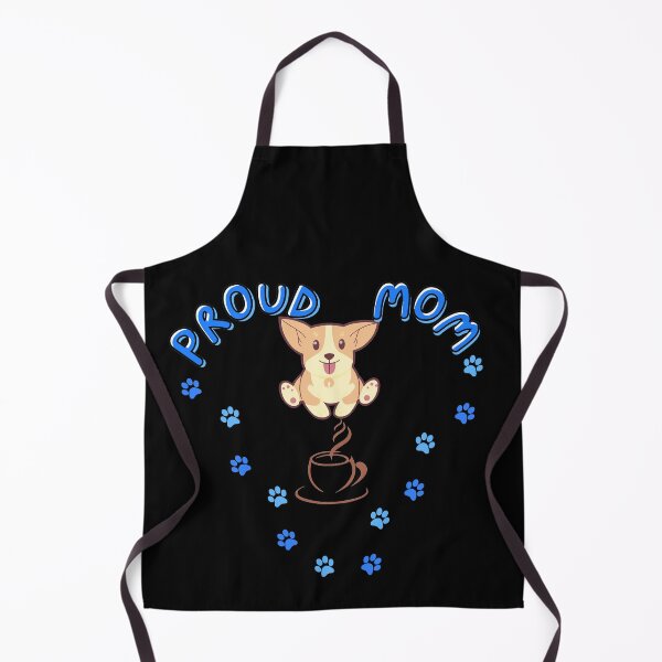 Item preview, Proud Mom Dog Lover Coffee Lover Blue Paw Print Pattern designed and sold by jkernz.