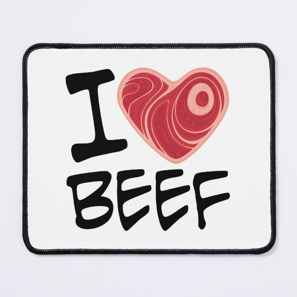 Item preview, I Love Beef designed and sold by fizzgig.
