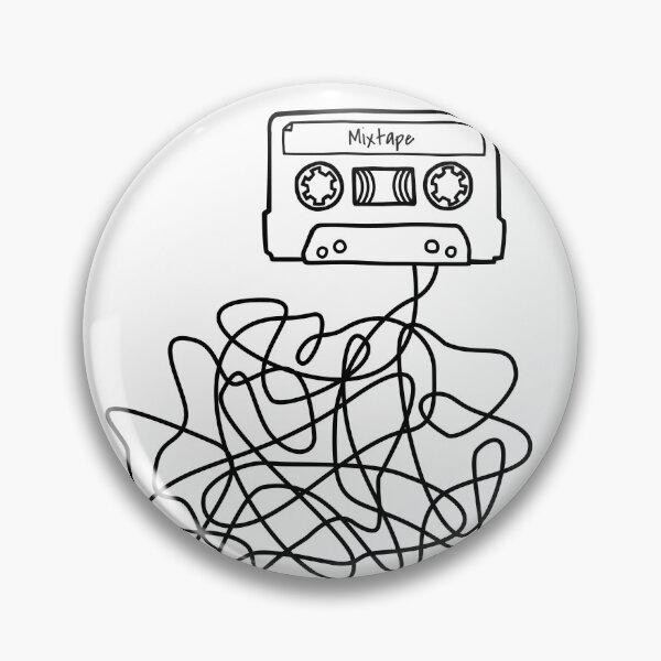 Item preview, Mixtape Cassette With Jammed Tape designed and sold by tapeisdamessage.