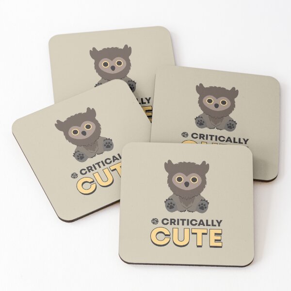 Item preview, Critically Cute Owlbear designed and sold by MagicCatSmudge.