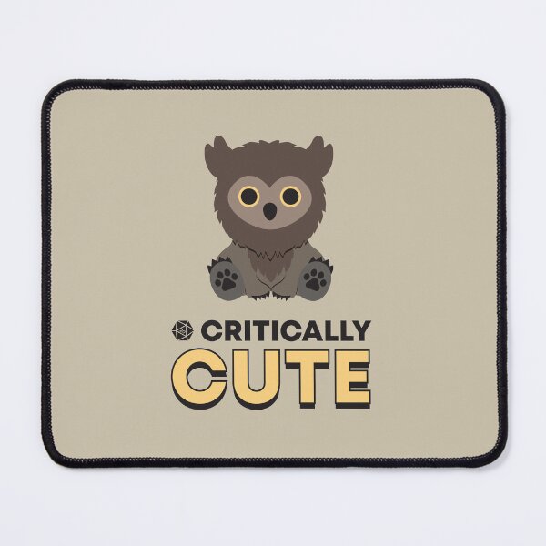 Item preview, Critically Cute Owlbear designed and sold by MagicCatSmudge.