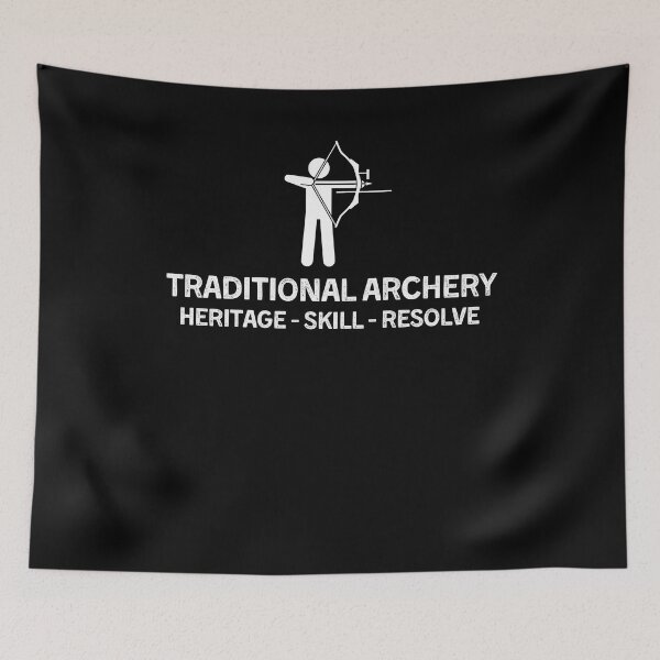 Item preview, Traditional Archery Heritage Skill Resolve - Funny Archer Bowman Hunting Gift designed and sold by Mindcaptain.