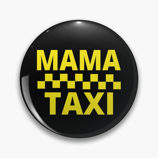 Item preview, Mama taxi service sign in black and yellow designed and sold by portrait4you.