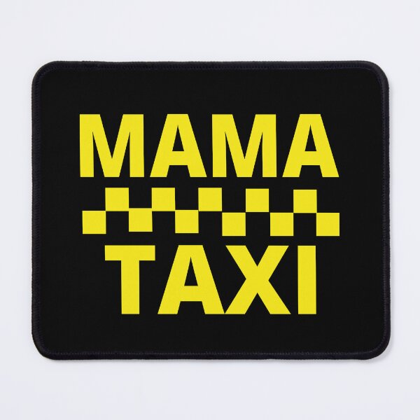 Item preview, Mama taxi service sign in black and yellow designed and sold by portrait4you.