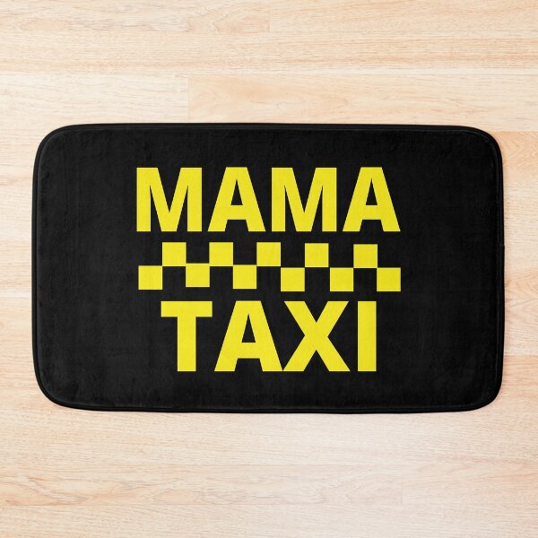 Item preview, Mama taxi service sign in black and yellow designed and sold by portrait4you.