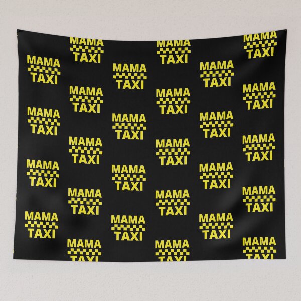 Item preview, Mama taxi service sign in black and yellow designed and sold by portrait4you.