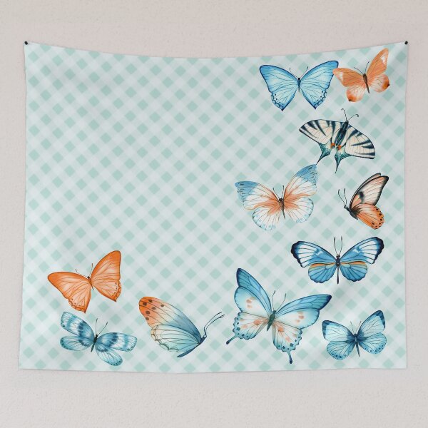 Item preview, Unique Gingham and Butterflies Aesthetic designed and sold by Orianah.