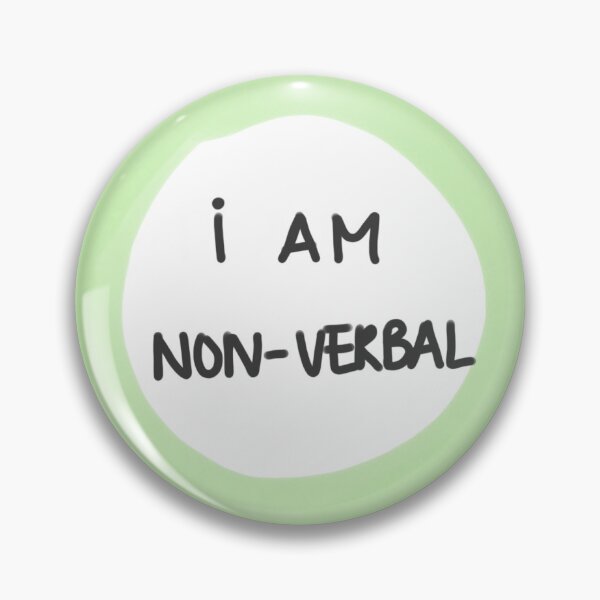 Item preview, I am non-verbal designed and sold by happyplacetobe.