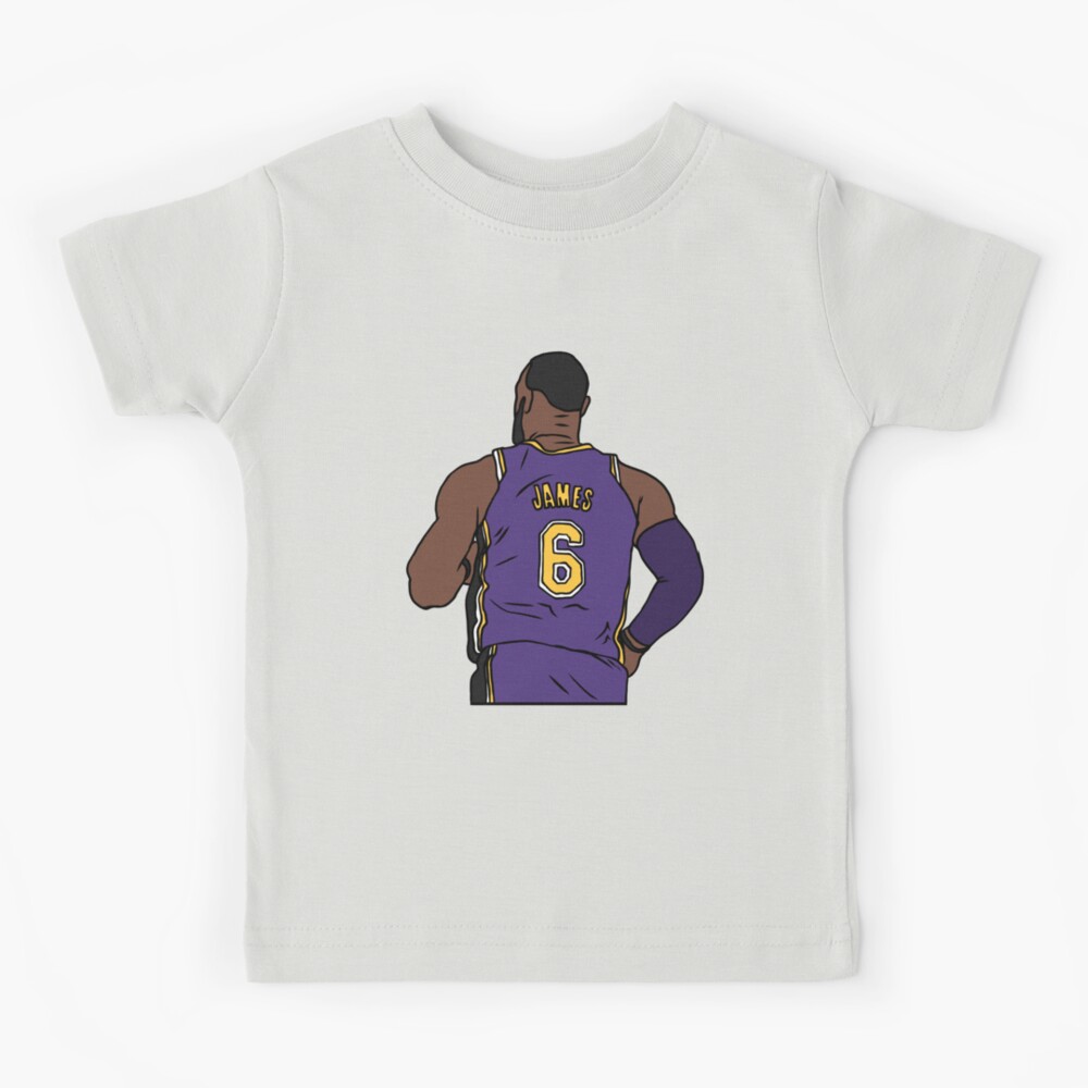 LeBron James Red Logo  Kids T-Shirt for Sale by DHabbo