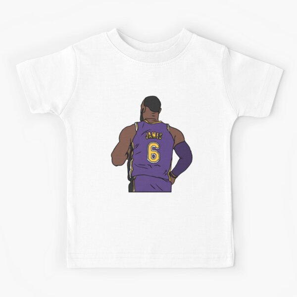 LeBron James - Los Angeles Lakers # 23 Kids T-Shirt by taylorpxl