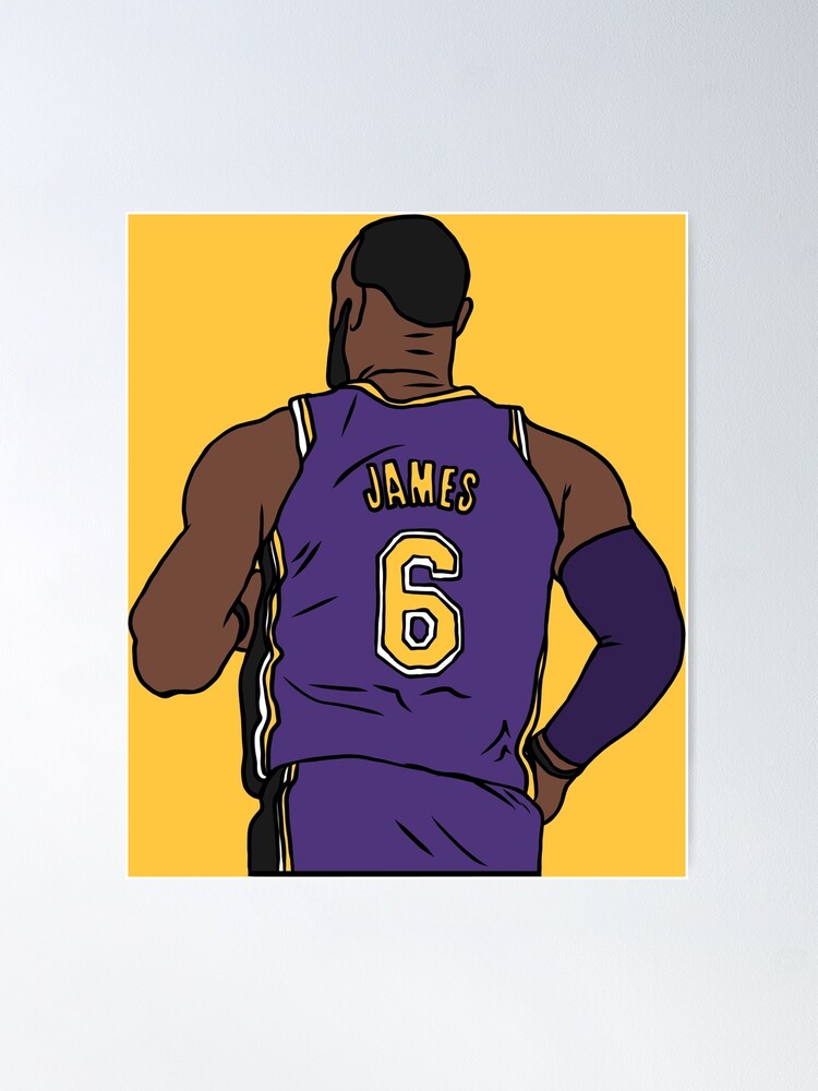 Lebron James Mamba Jersey Poster for Sale by WalkDesigns