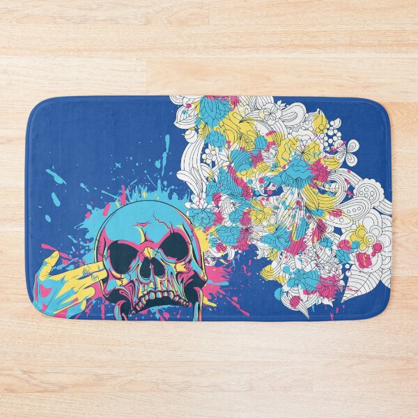 Item preview, ' Blue skull ' designed and sold by MARYMAXMAC.