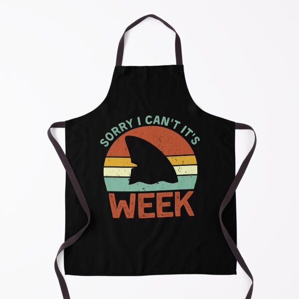 Item preview, Retro Vintage Shark Lover Gift - Sorry I Can't It's Week designed and sold by Mindcaptain.