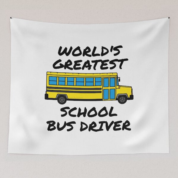 Item preview, World's Greatest School Bus Driver, Back To School designed and sold by doodlerob.