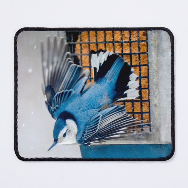 Item preview, White-Breasted Nuthatch in Snow Photograph designed and sold by alpendesigns.