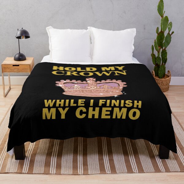 Item preview, Copy of Hold My Crown While I Finish My Chemo Cartoon Crown designed and sold by SomeDesignThing.