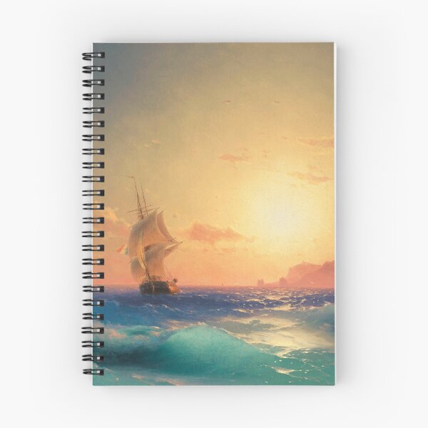 Item preview, Sunset over Ischia | Ivan Aivazovsky | 1873 Russian Nautical Art designed and sold by CJET.