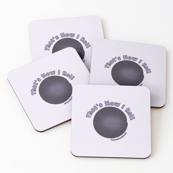 Item preview, "That's How I Roll" Isopod Sticker (Armadillium Vulgare) designed and sold by eternalmothman.