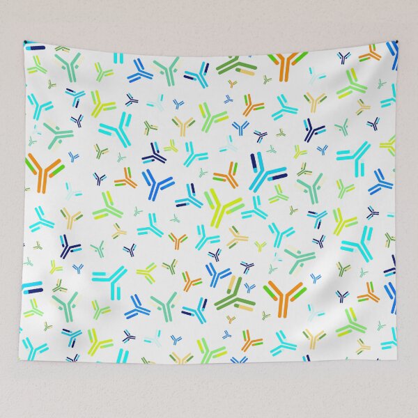Item preview, Antibody Soup Inverse Colors - White Background designed and sold by Artsy-Chemist.