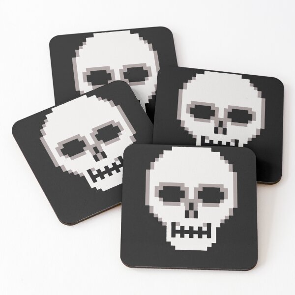 Item preview, 8 Bit Skull designed and sold by miguelscanvas.