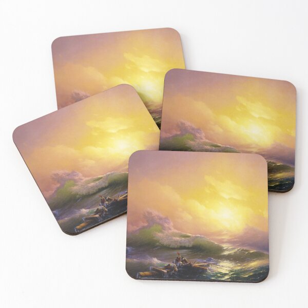 Item preview, The Ninth Wave | Ivan Aivazovsky | 1850 Ocean Storm Art designed and sold by CJET.