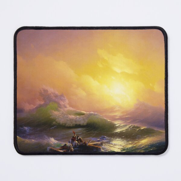 Item preview, The Ninth Wave | Ivan Aivazovsky | 1850 Ocean Storm Art designed and sold by CJET.