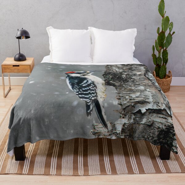 Item preview, Downy Woodpecker in Snow Photograph designed and sold by alpendesigns.