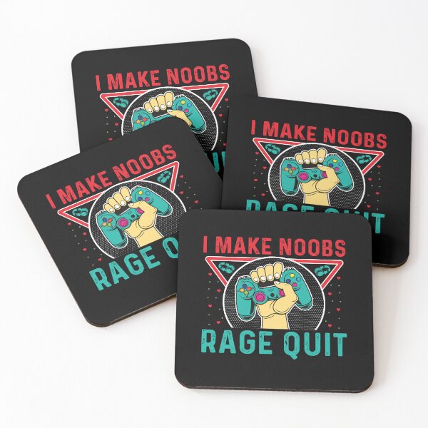Item preview, I Make Noobs Rage Quit Funny Gaming Gamer designed and sold by ollalla.