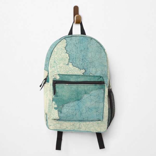 Item preview, Polska Map Blue Vintage designed and sold by HubertRoguski.