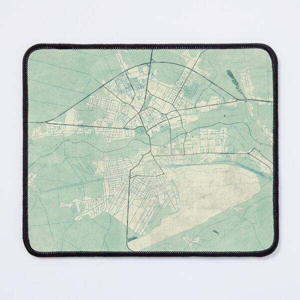 Item preview, Biała Podlaska Map Blue Vintage designed and sold by HubertRoguski.