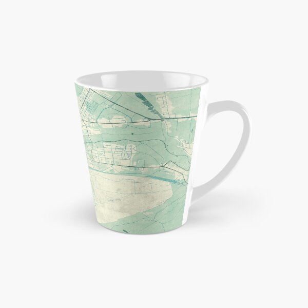 Item preview, Biała Podlaska Map Blue Vintage designed and sold by HubertRoguski.