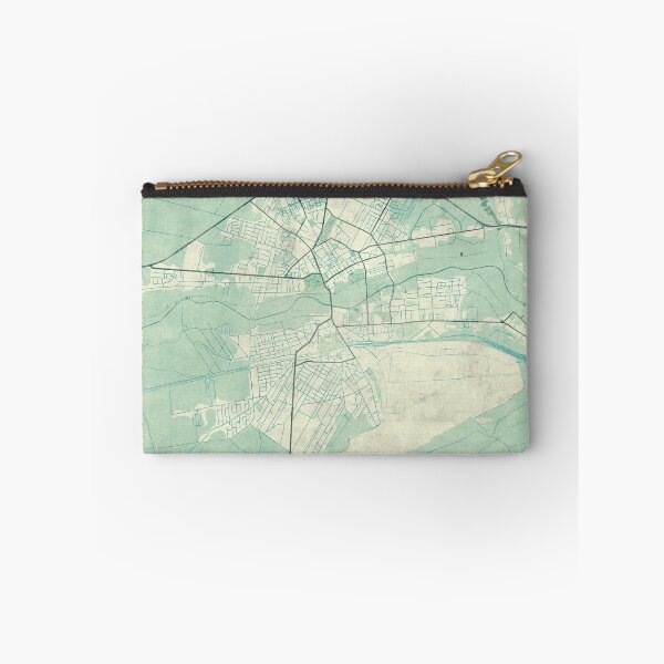 Item preview, Biała Podlaska Map Blue Vintage designed and sold by HubertRoguski.