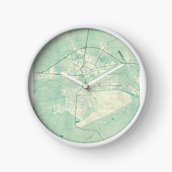 Item preview, Biała Podlaska Map Blue Vintage designed and sold by HubertRoguski.
