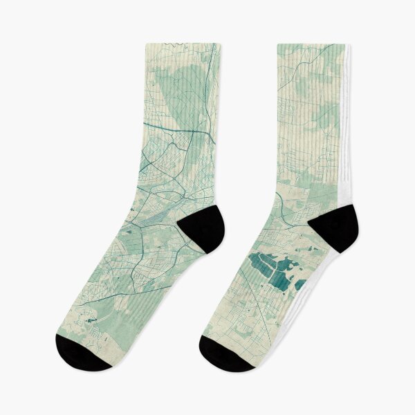 Item preview, Białystok Map Blue Vintage designed and sold by HubertRoguski.