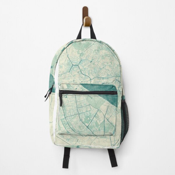 Item preview, Gdańsk Map Blue Vintage designed and sold by HubertRoguski.