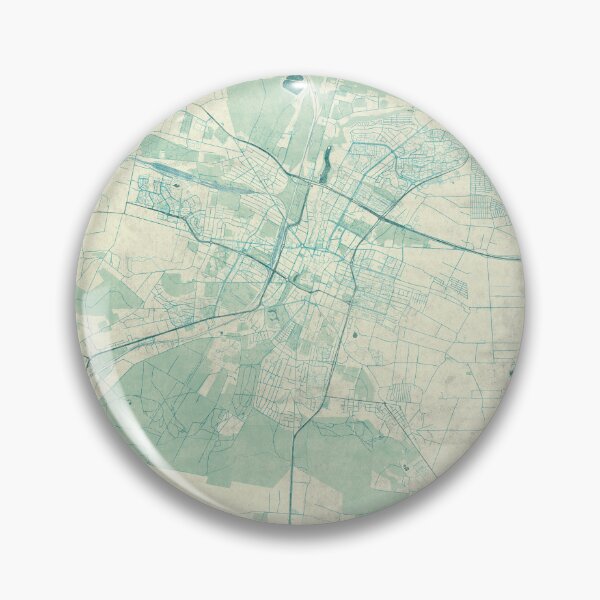 Item preview, Kielce Map Blue Vintage designed and sold by HubertRoguski.