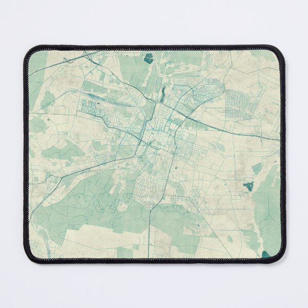 Item preview, Kielce Map Blue Vintage designed and sold by HubertRoguski.