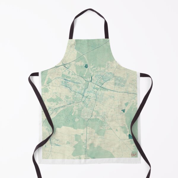 Item preview, Kielce Map Blue Vintage designed and sold by HubertRoguski.