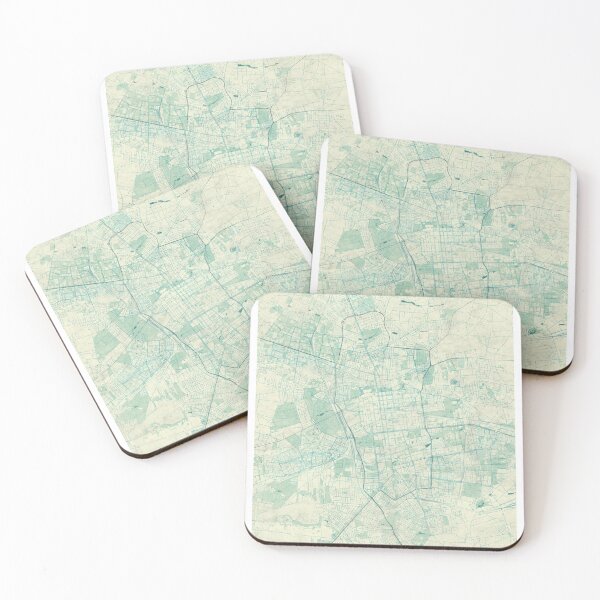 Item preview, Łódź Map Blue Vintage designed and sold by HubertRoguski.