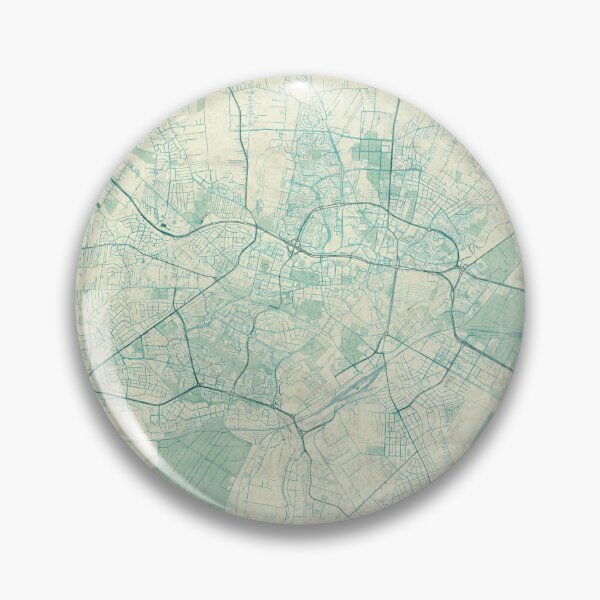 Item preview, Lublin Map Blue Vintage designed and sold by HubertRoguski.